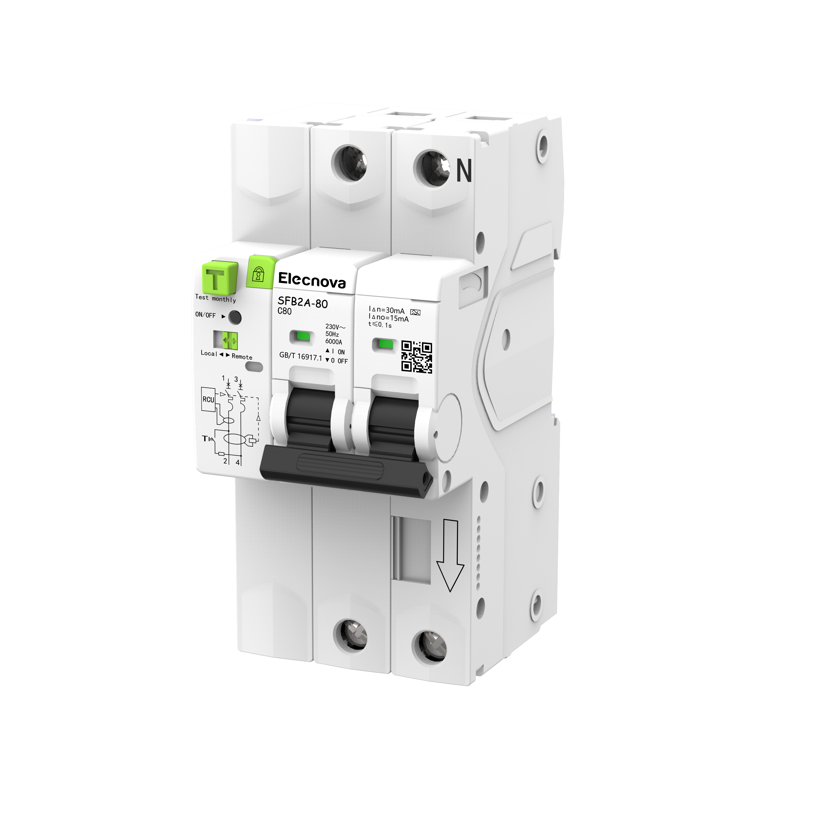 SFB2A-80-2P Intelligent Miniature Circuit Breaker