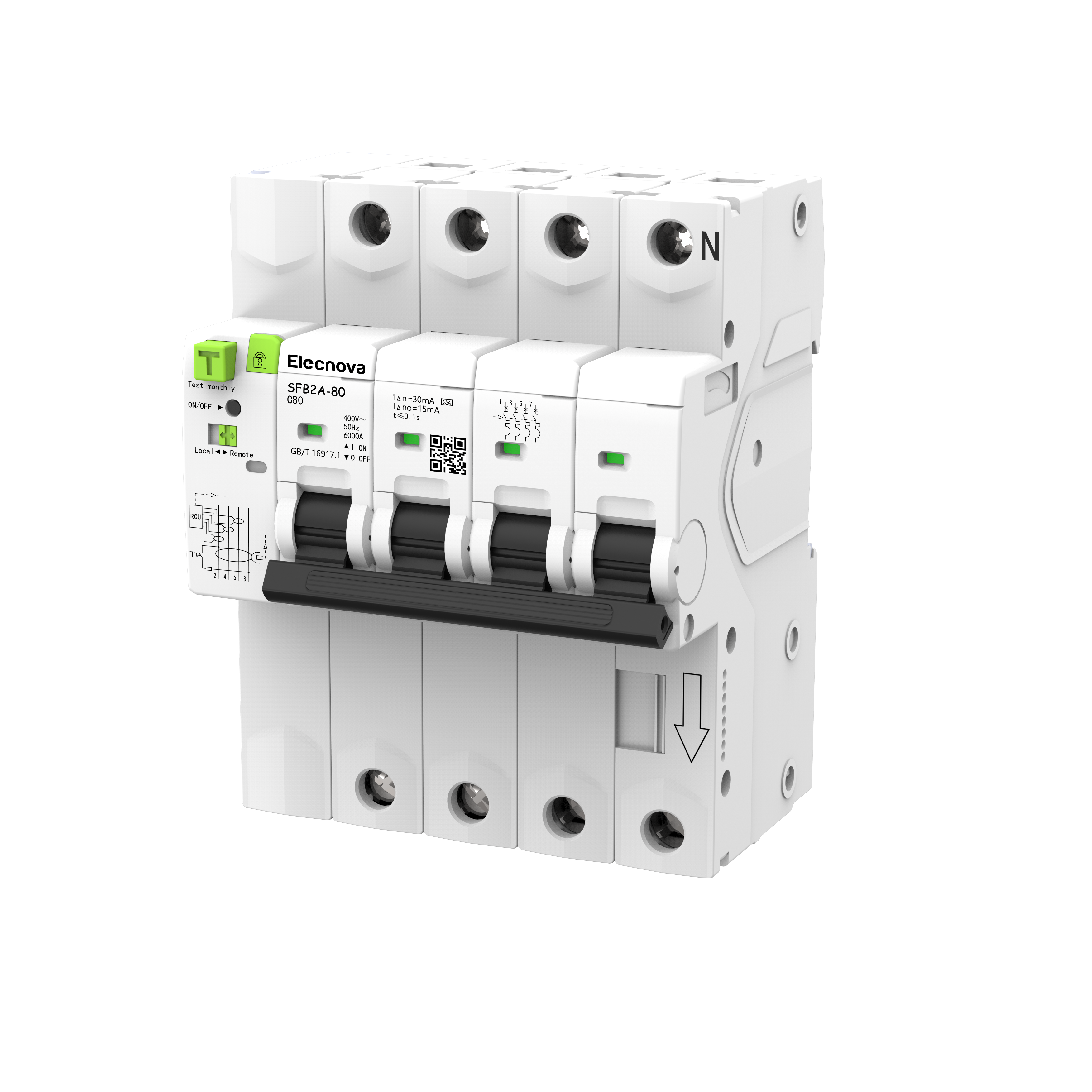 SFB2A-80-4P Intelligent Miniature Circuit Breaker